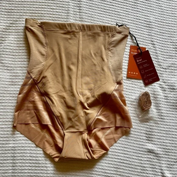 NWT Honeylove Queen Brief Shapewear in Sand - Picture 6 of 13